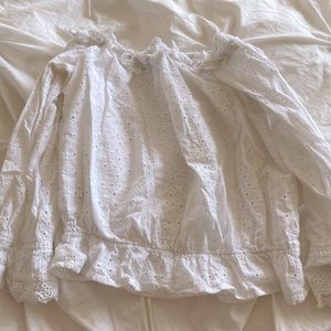 H&M white summer top